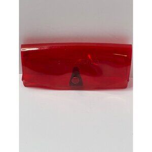 Vintage 90's Tommy Hilfiger Red Glass Case